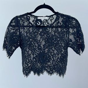 Lace crop top